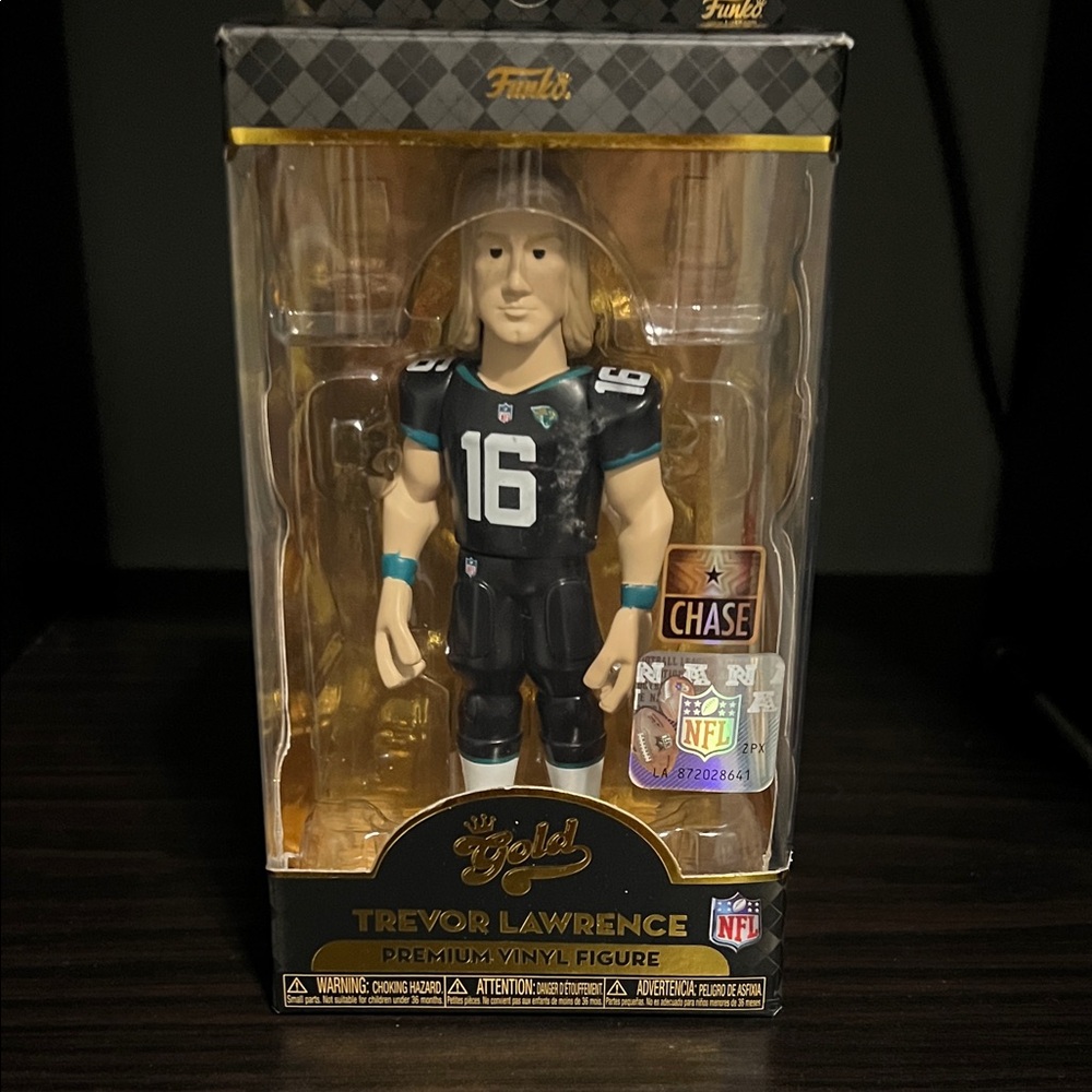 Funko Gold Trevor Lawrence Vinyl Figure - Black and Gold